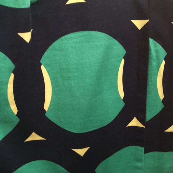 GAP Green Knee Length Skirt with Circle Design - Picture 5 of 5